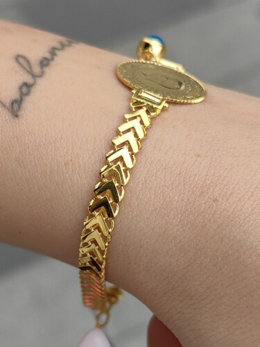 22&14 AYAR BALIK SIRTI V MODEL ÇEYREKLİ BİLEKLİK - Görsel 2