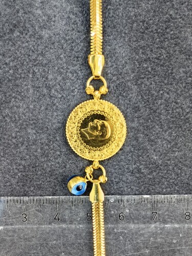 22&14 AYAR ÇEYREKLİ BALIK SIRTI MODEL BİLEKLİK - Görsel 3