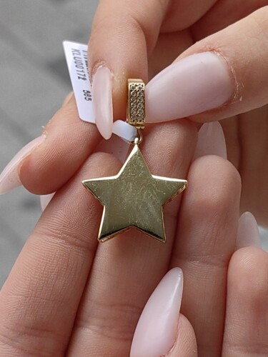 14 AYAR AJDA BİLEZİK CHARM DÜZ YILDIZ MODEL KLU00172 - Görsel 3