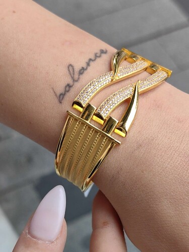 8 AYAR HASIR MODEL MODEL TAŞLI TARZ KELEPÇE - Görsel 2