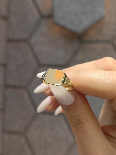 14 AYAR FANTAZİ ALTIN YÜZÜK - Görsel 3