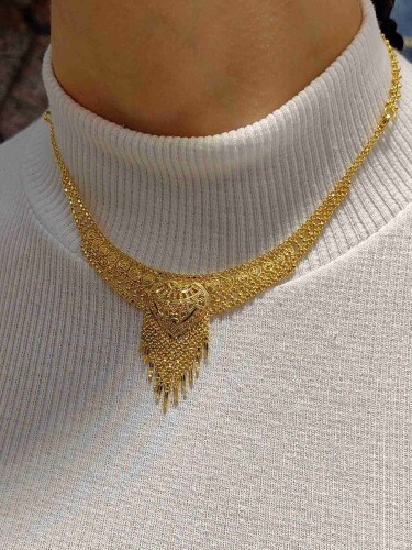 14 AYAR ÖZEL TASARIM HİNT KOLYE SET00203 - Görsel 2