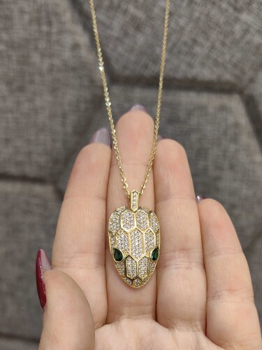 YILAN MODEL MODEL ALTIN KOLYE 14 AYAR - Görsel 2