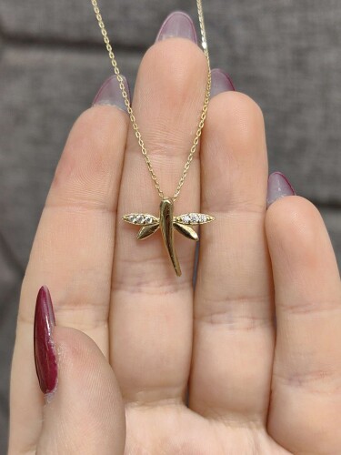 14 AYAR YUSUFCUK FİGÜRLÜ ALTIN KOLYE - Görsel 3