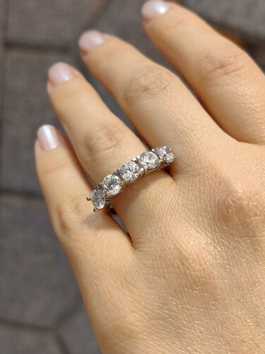 14 AYAR ÖZEL TASARIM BEŞTAŞ ALTIN YÜZÜK - Görsel 3