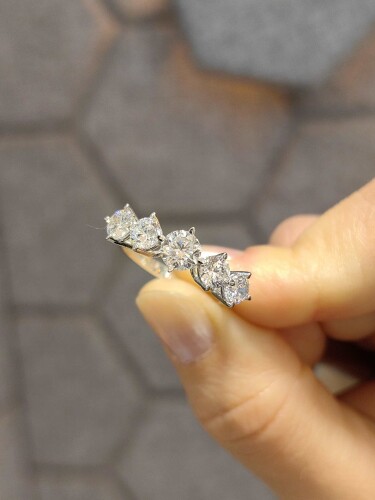 14 AYAR ZARİF BEŞTAŞ ALTIN YÜZÜK - Görsel 3