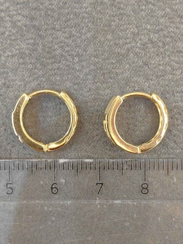 14 AYAR FANTAZİ ALTIN KÜPE - Görsel 4