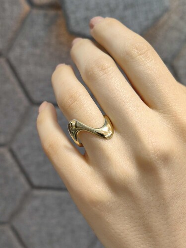 14 AYAR ÖZEL TASARIM FANTAZİ MİNİMAL YÜZÜK - Görsel 2