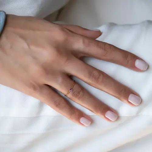 14 AYAR PİANO CABARET TURMALİN YÜZÜK PXR0122 - Görsel 3