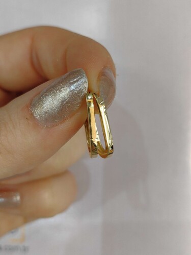 14 AYAR ATAÇ MODEL FANTAZİ ALTIN KÜPE - Görsel 3