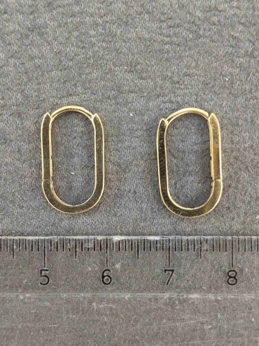 14 AYAR ATAÇ MODEL FANTAZİ ALTIN KÜPE - Görsel 5