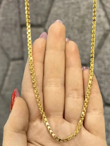 14 AYAR GÜVERSE NO:1 ALTIN ZİNCİR KOLYE XZNC00760 - Görsel 3