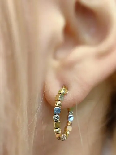 DORİKA ALTIN KÜPE - Görsel 2