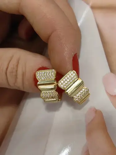 FANTAZİ ALTIN KÜPE - Görsel 2