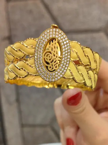 TUĞRALI KELEPÇE ALTIN 8 AYAR - Görsel 2